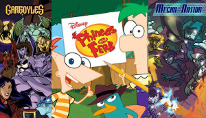 Phineas and Ferb, Gargoyles, Mecha Nation