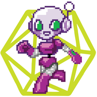 Connie as a video game sprite