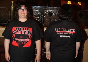 CONvergence 2015 At-con T-Shirt, "LITTLE SISTER IS WATCHING YOU"