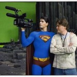 Robert Meyer Burnett on set of Superman