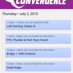 CONveregnce 2015 Schedule App Screenshot