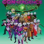 Cover art for CONvergence 2018 souviner book featuring Connie in many different cosplays