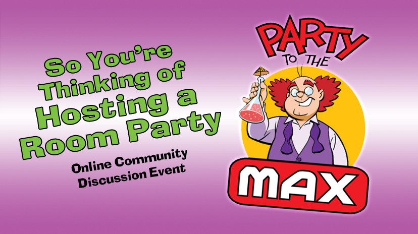 SSo you're thinking of hosting a room party online community discussion event