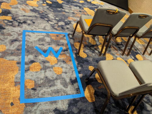 Wheelchair seating area in CONvergence panel room